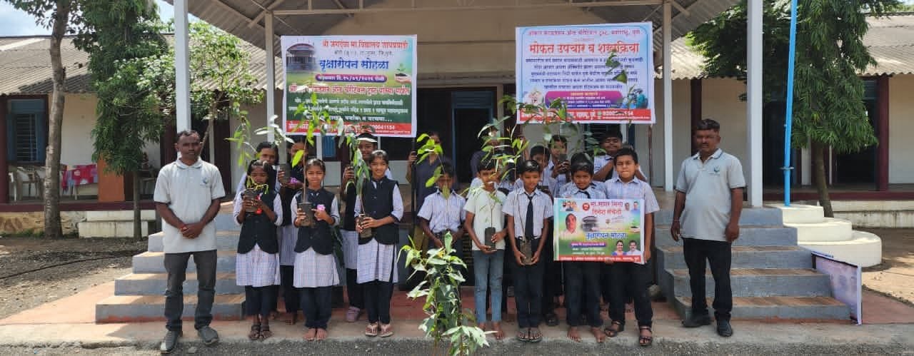 हिवाळी आरोग्य शिबीर, बाल कुपोषण मुक्ती व पौष्टिक आहार किट वाटप - छायाचित्र 2